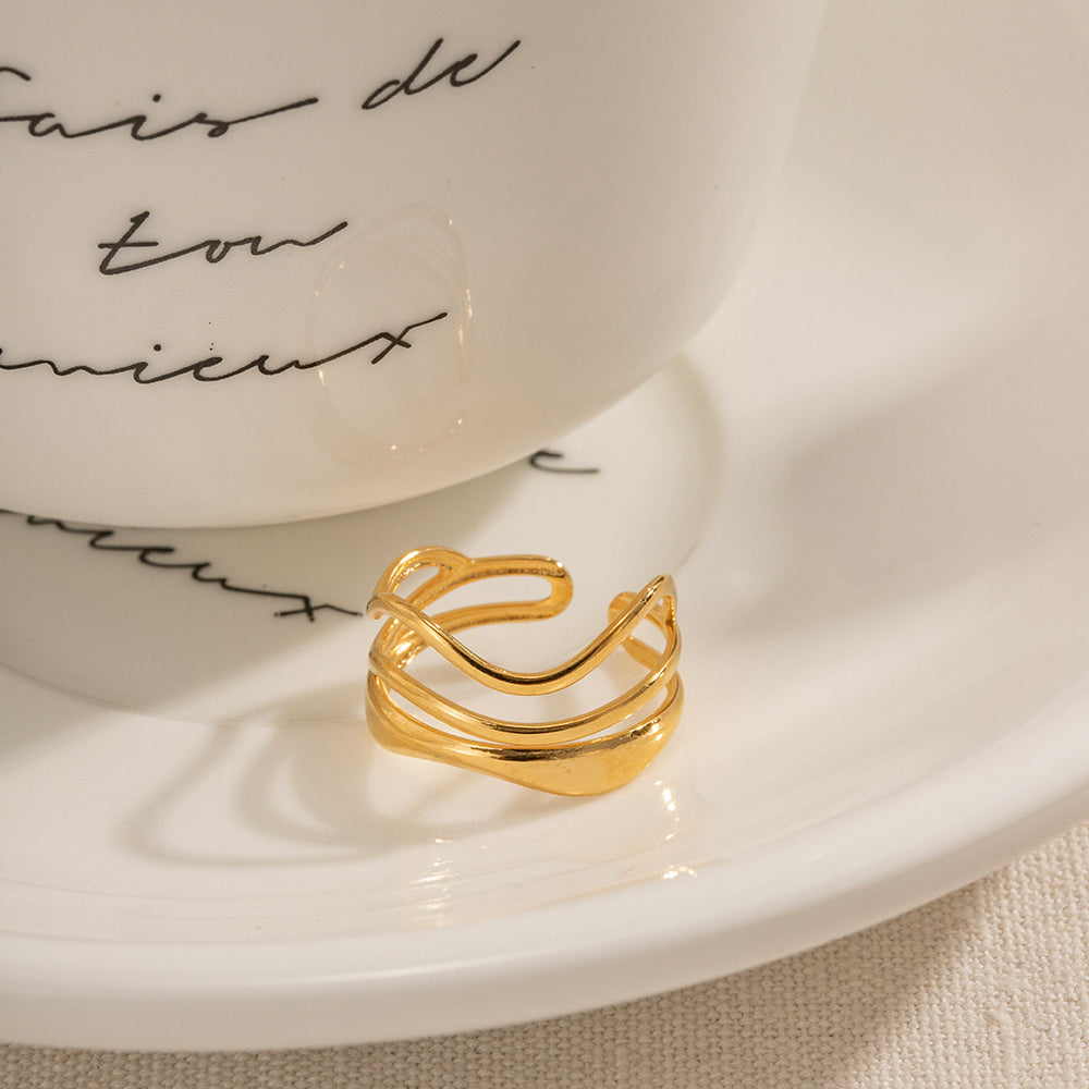 Gentle Wave Ring