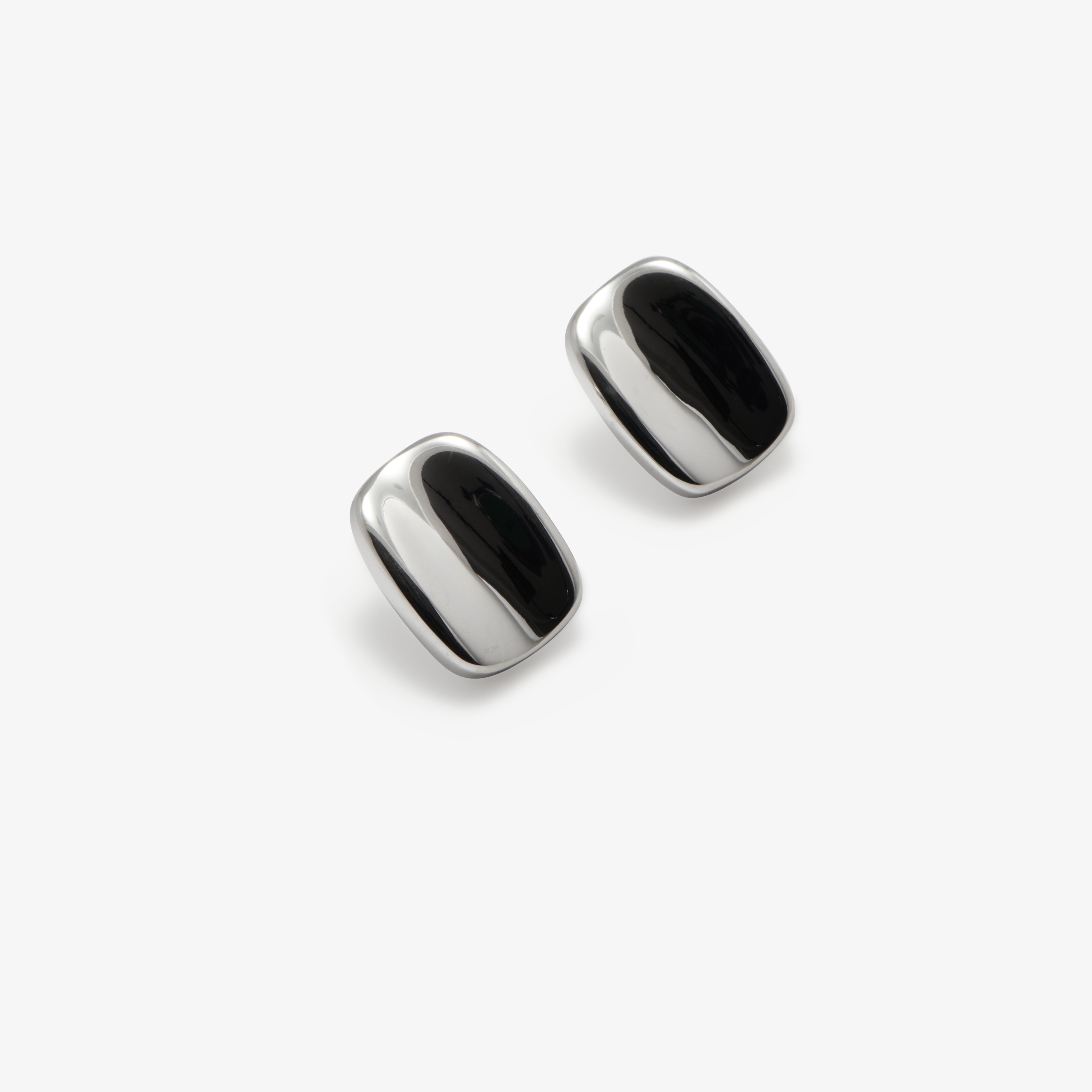 Polished Corner Earrings