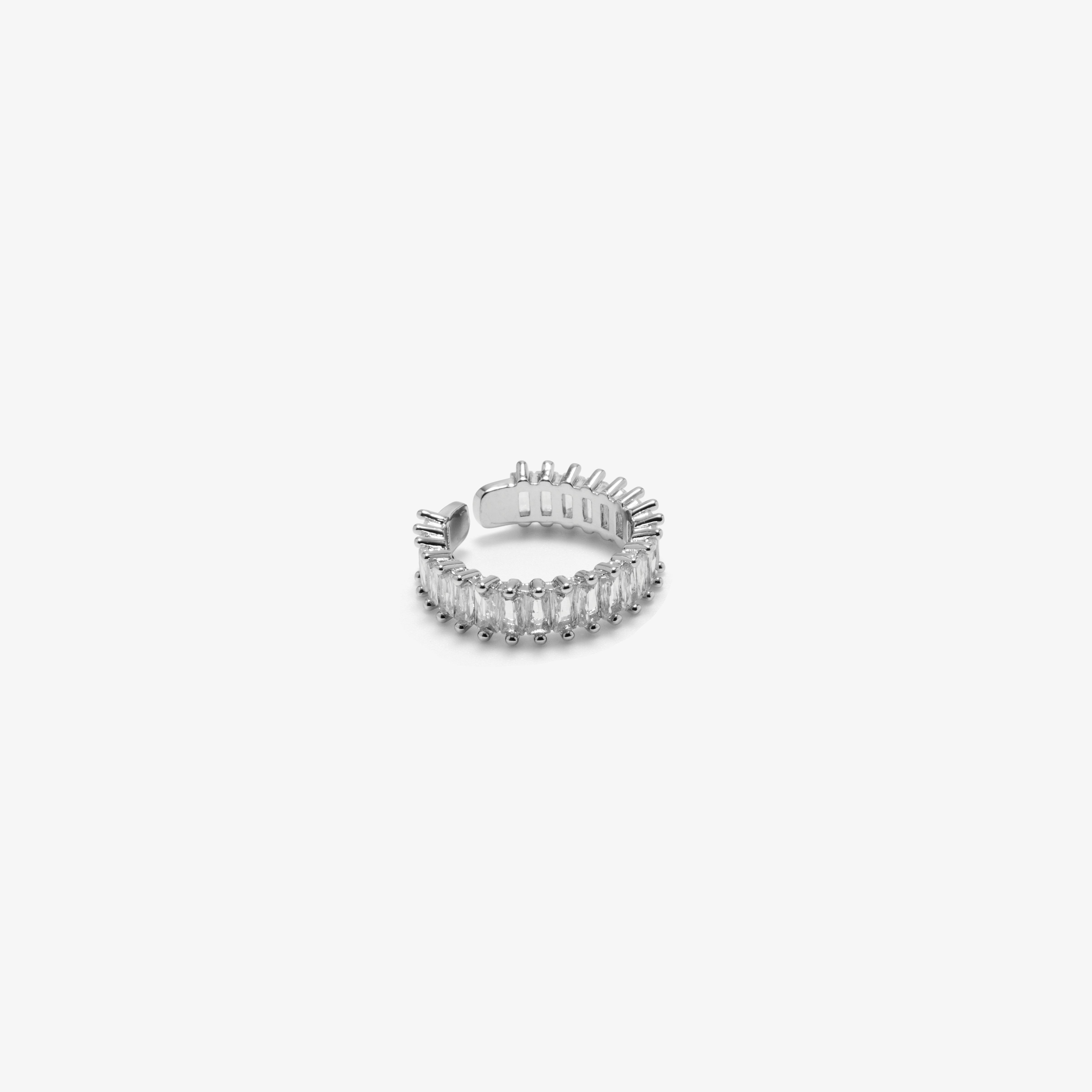 Pave Open Balance Cuff Ring