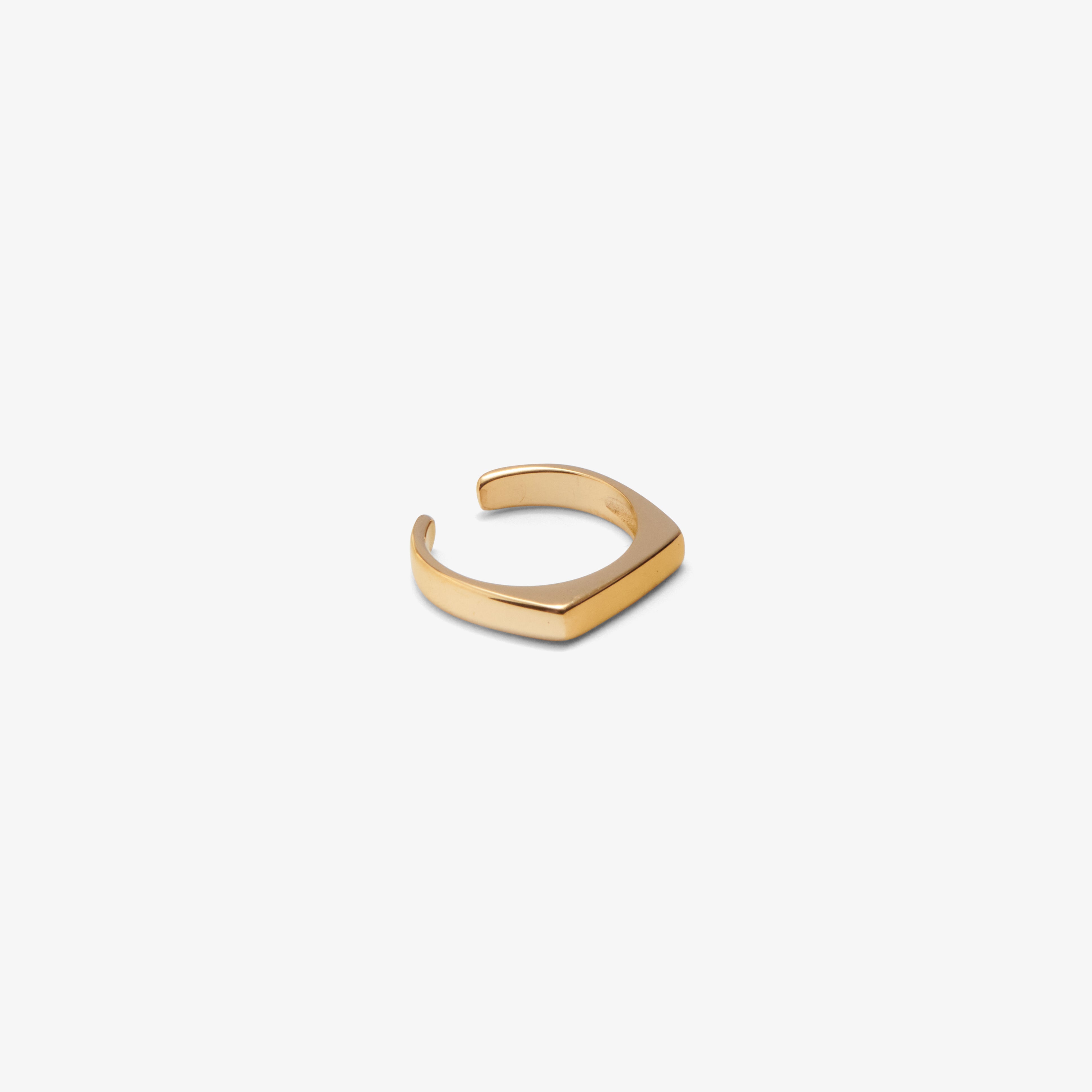 Bold Frame Signet Ring