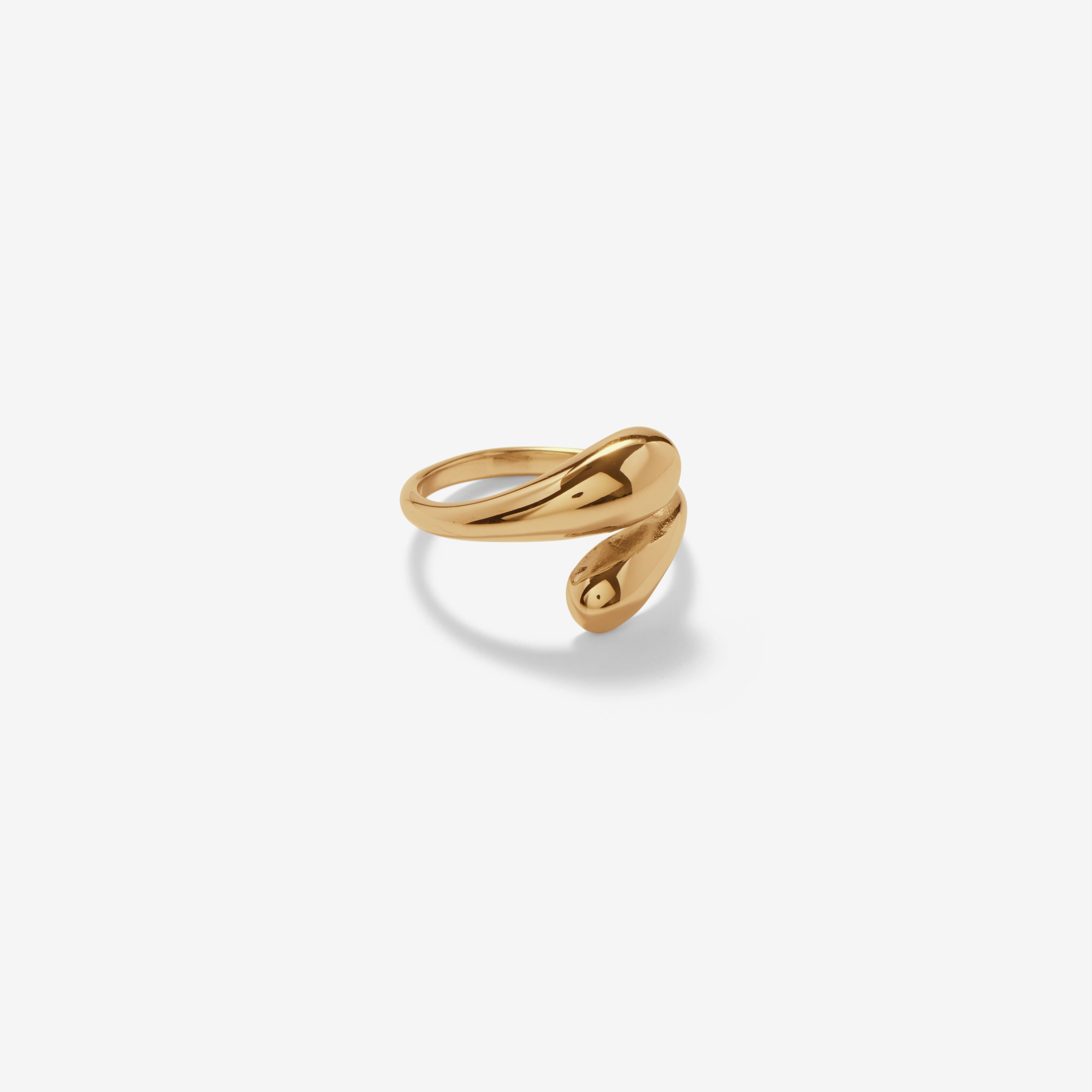 Liquid Curve Ring